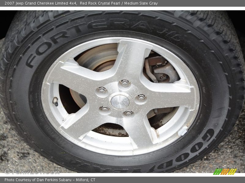 Red Rock Crystal Pearl / Medium Slate Gray 2007 Jeep Grand Cherokee Limited 4x4