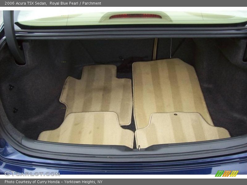 Royal Blue Pearl / Parchment 2006 Acura TSX Sedan