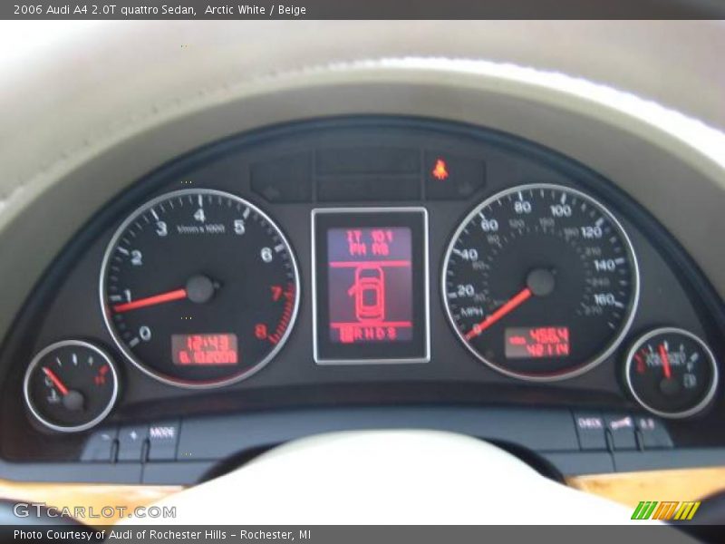 Arctic White / Beige 2006 Audi A4 2.0T quattro Sedan