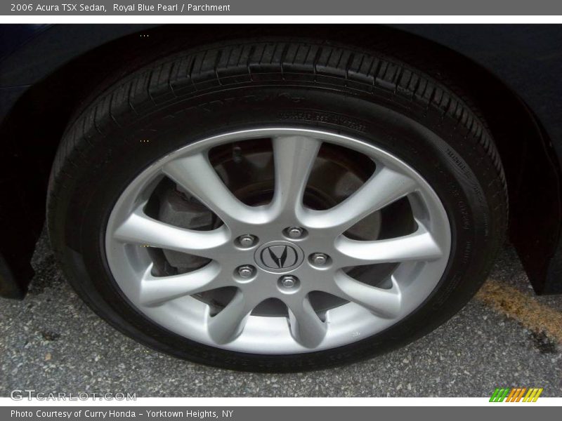 Royal Blue Pearl / Parchment 2006 Acura TSX Sedan