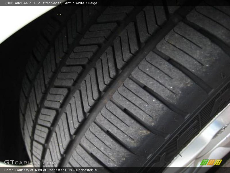 Arctic White / Beige 2006 Audi A4 2.0T quattro Sedan