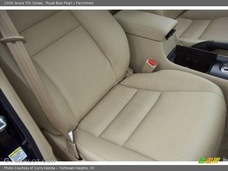 Royal Blue Pearl / Parchment 2006 Acura TSX Sedan