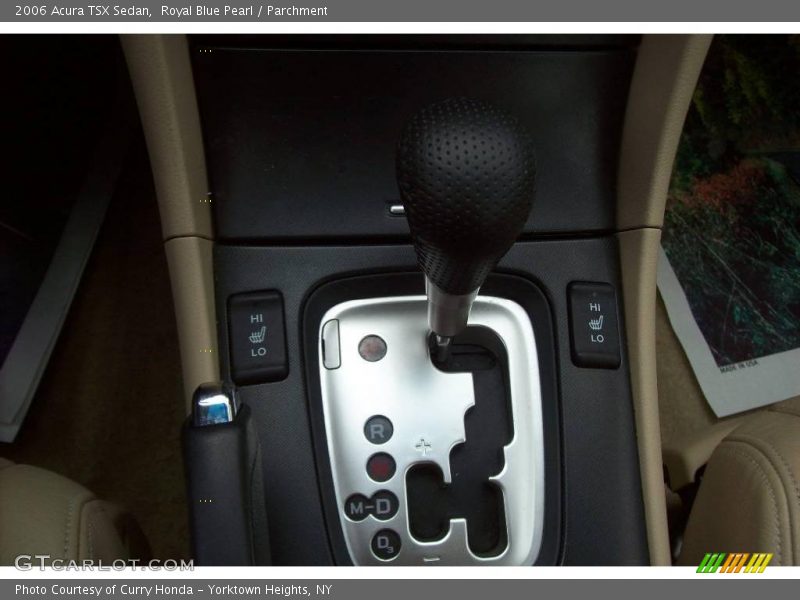 Royal Blue Pearl / Parchment 2006 Acura TSX Sedan