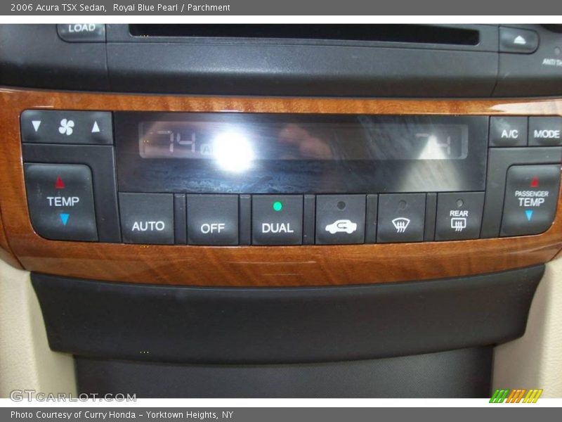Royal Blue Pearl / Parchment 2006 Acura TSX Sedan