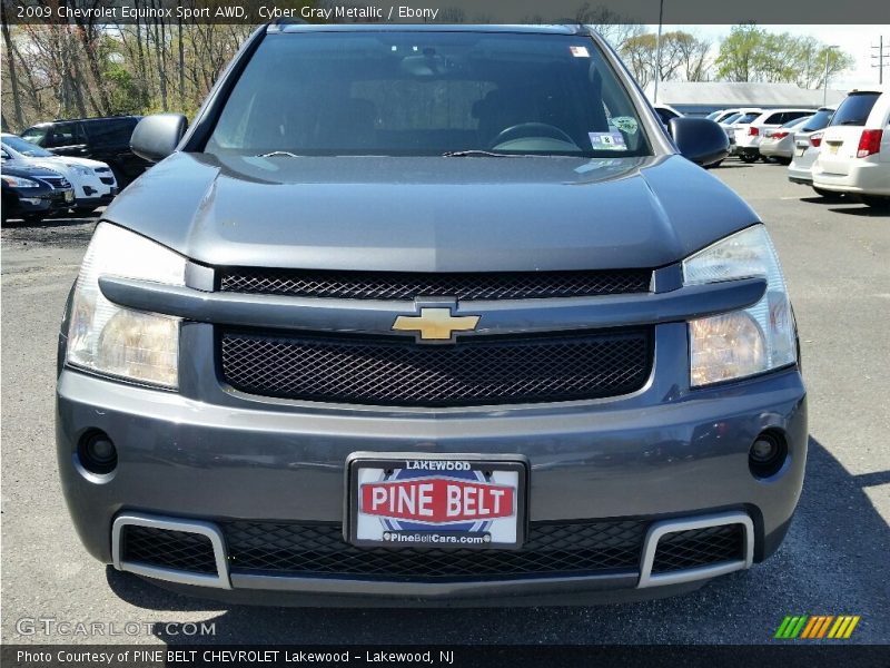 Cyber Gray Metallic / Ebony 2009 Chevrolet Equinox Sport AWD