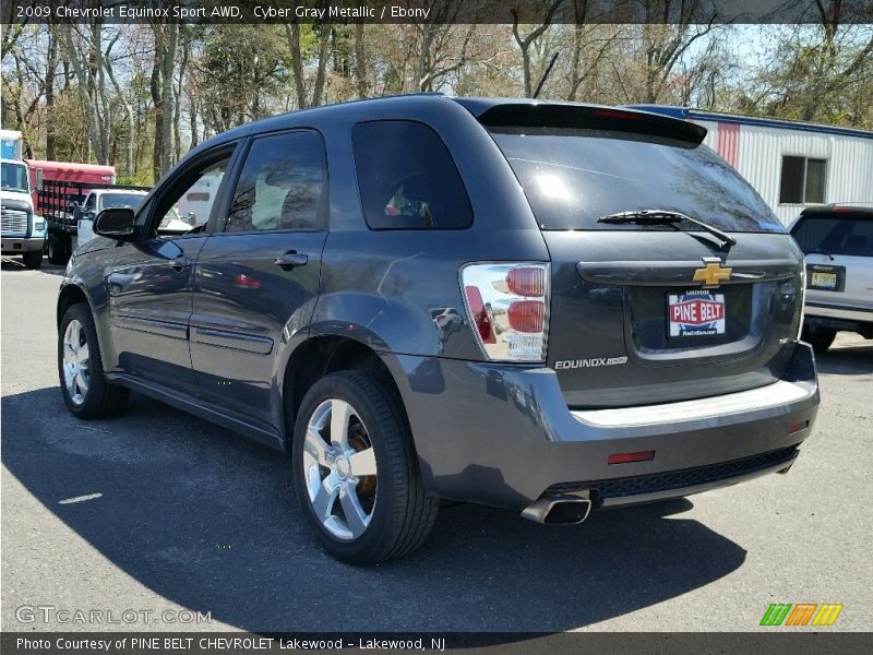 Cyber Gray Metallic / Ebony 2009 Chevrolet Equinox Sport AWD