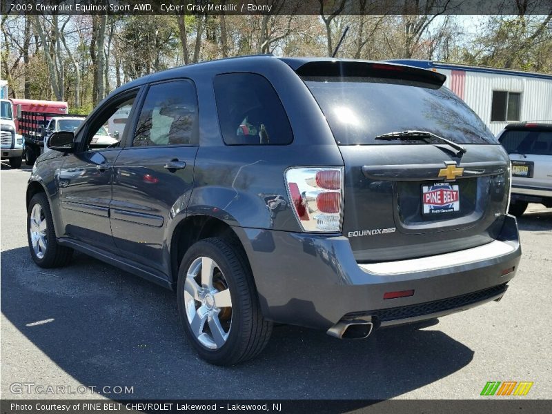 Cyber Gray Metallic / Ebony 2009 Chevrolet Equinox Sport AWD