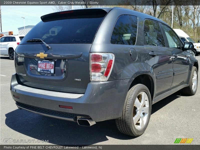 Cyber Gray Metallic / Ebony 2009 Chevrolet Equinox Sport AWD