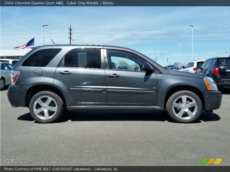 Cyber Gray Metallic / Ebony 2009 Chevrolet Equinox Sport AWD
