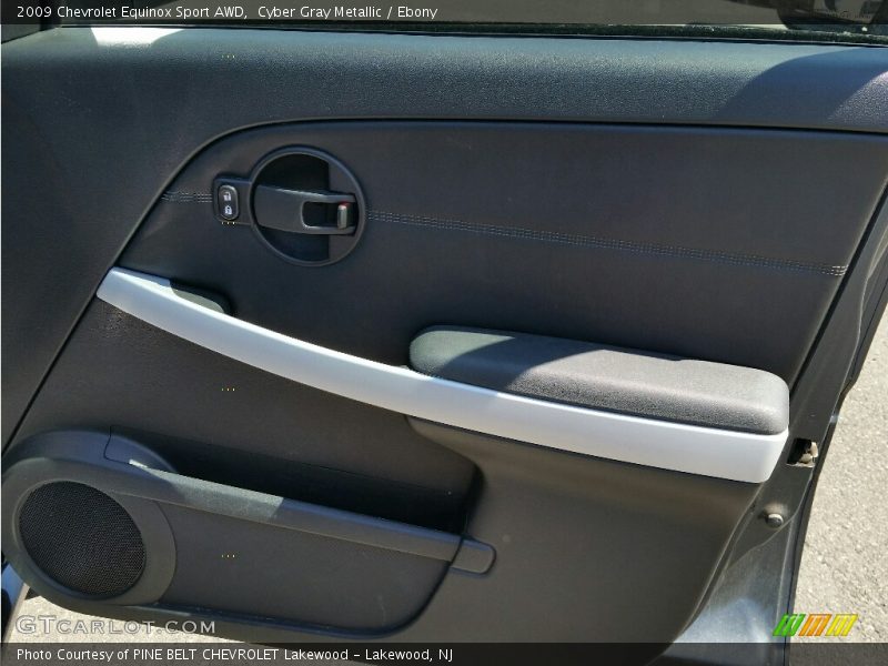 Cyber Gray Metallic / Ebony 2009 Chevrolet Equinox Sport AWD