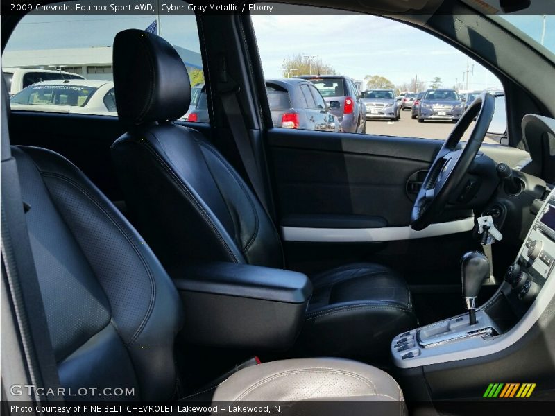 Cyber Gray Metallic / Ebony 2009 Chevrolet Equinox Sport AWD