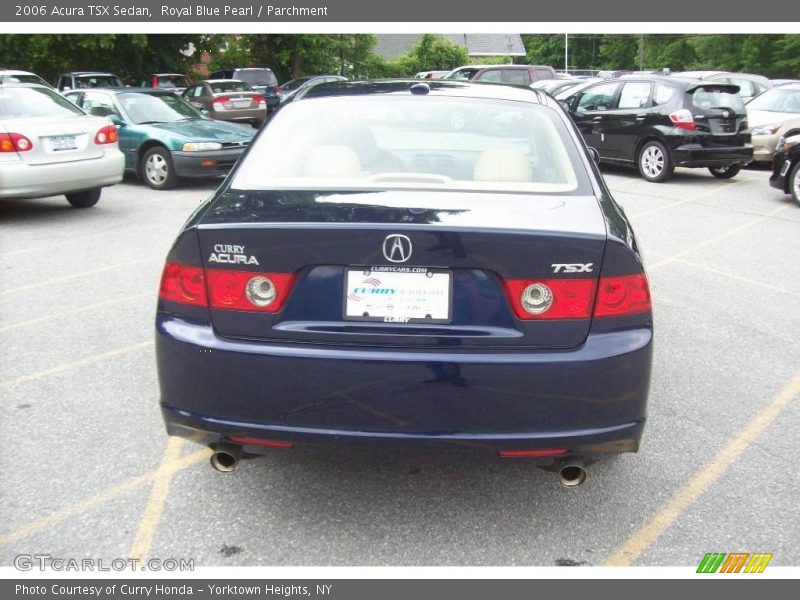 Royal Blue Pearl / Parchment 2006 Acura TSX Sedan