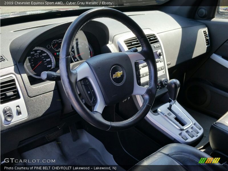 Cyber Gray Metallic / Ebony 2009 Chevrolet Equinox Sport AWD