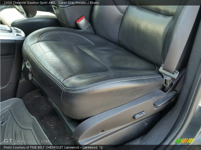 Cyber Gray Metallic / Ebony 2009 Chevrolet Equinox Sport AWD