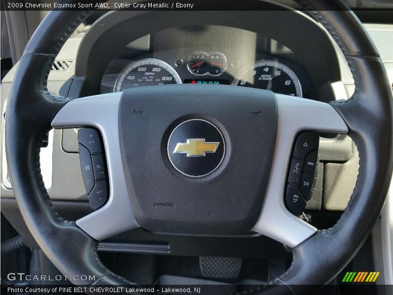 Cyber Gray Metallic / Ebony 2009 Chevrolet Equinox Sport AWD