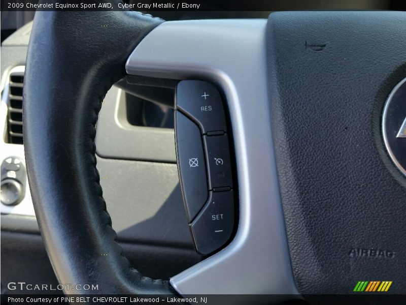 Cyber Gray Metallic / Ebony 2009 Chevrolet Equinox Sport AWD