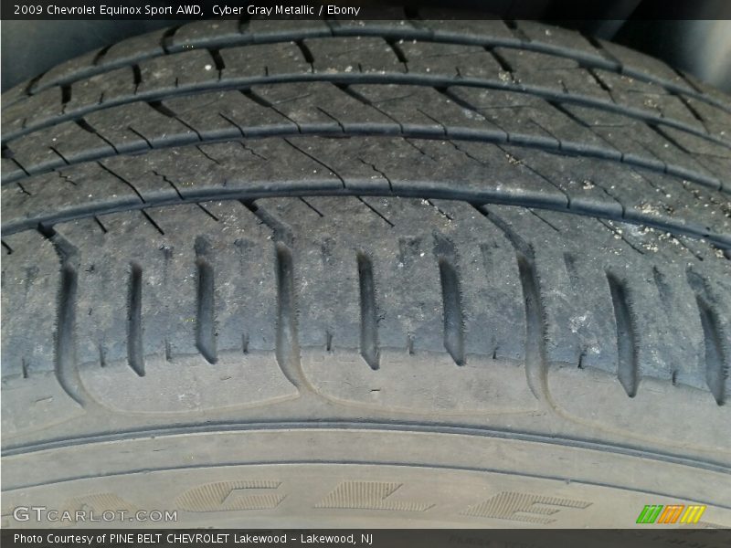 Cyber Gray Metallic / Ebony 2009 Chevrolet Equinox Sport AWD