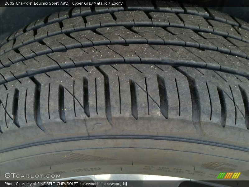 Cyber Gray Metallic / Ebony 2009 Chevrolet Equinox Sport AWD