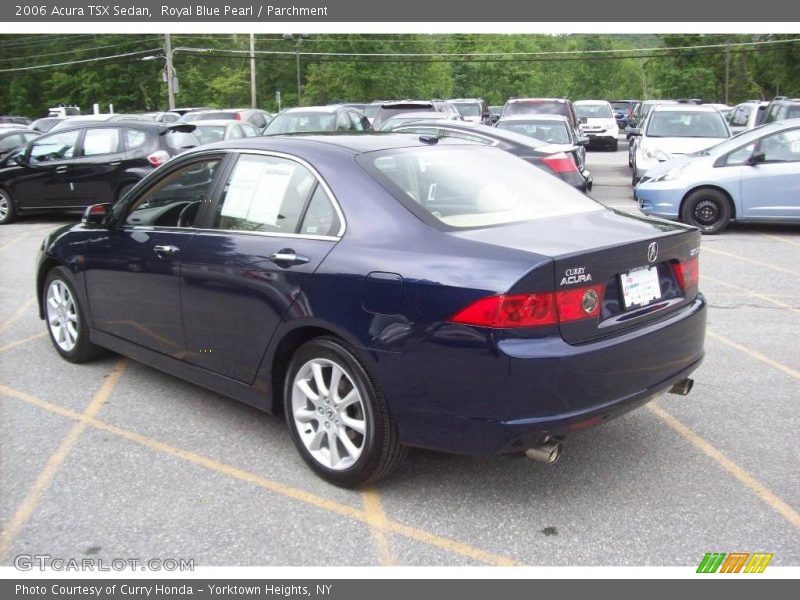 Royal Blue Pearl / Parchment 2006 Acura TSX Sedan