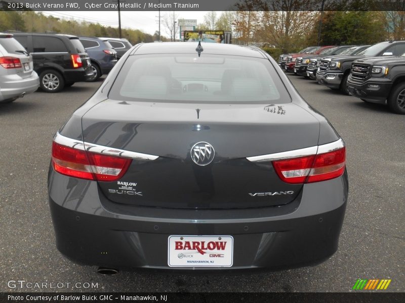 Cyber Gray Metallic / Medium Titanium 2013 Buick Verano FWD