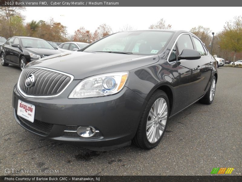 Cyber Gray Metallic / Medium Titanium 2013 Buick Verano FWD