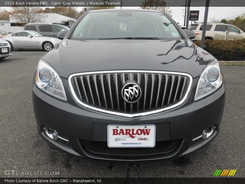 Cyber Gray Metallic / Medium Titanium 2013 Buick Verano FWD