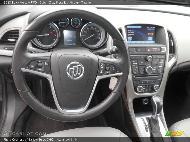 Cyber Gray Metallic / Medium Titanium 2013 Buick Verano FWD