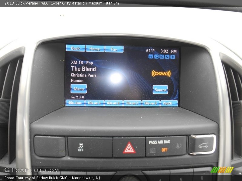 Cyber Gray Metallic / Medium Titanium 2013 Buick Verano FWD