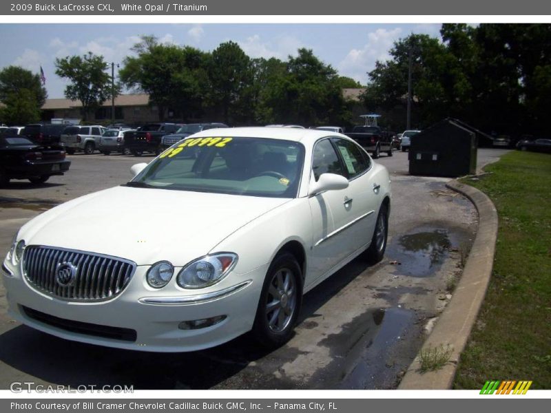 White Opal / Titanium 2009 Buick LaCrosse CXL