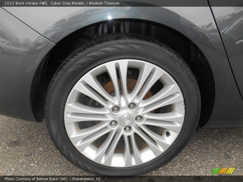 Cyber Gray Metallic / Medium Titanium 2013 Buick Verano FWD