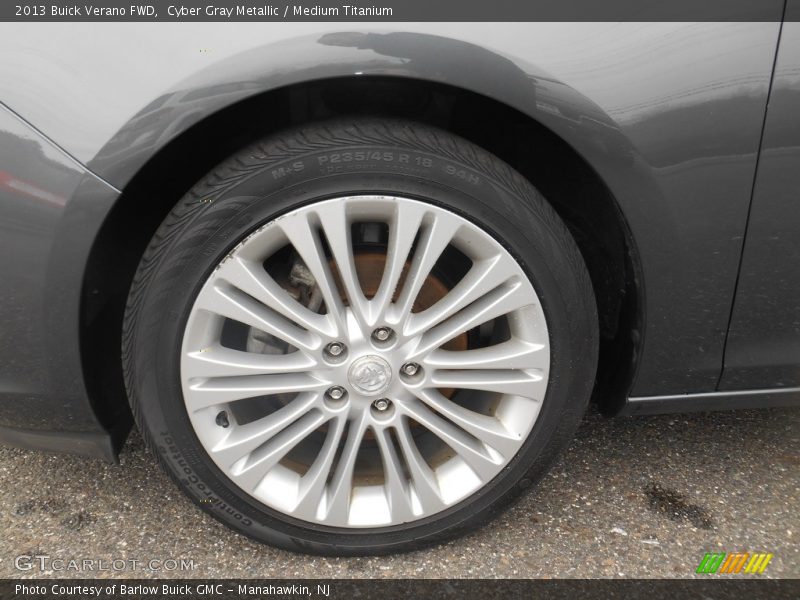 Cyber Gray Metallic / Medium Titanium 2013 Buick Verano FWD