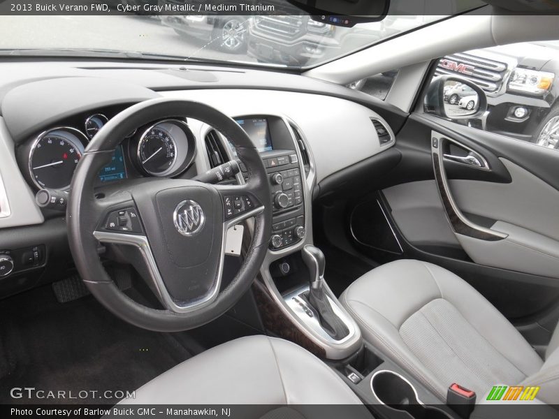 Cyber Gray Metallic / Medium Titanium 2013 Buick Verano FWD