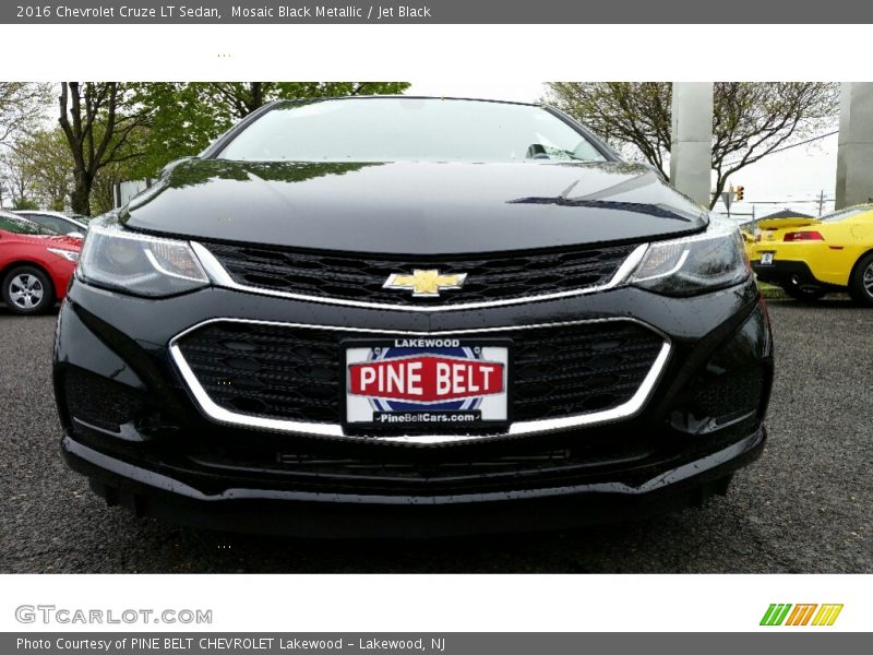 Mosaic Black Metallic / Jet Black 2016 Chevrolet Cruze LT Sedan