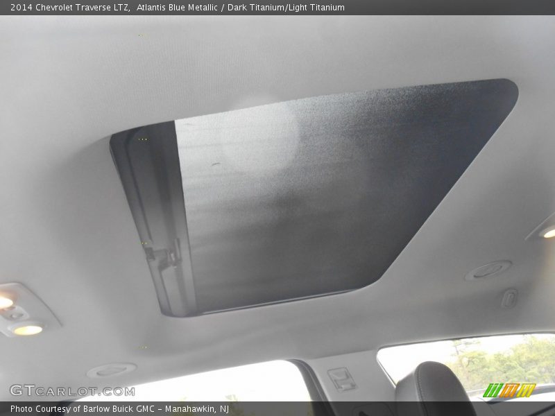Atlantis Blue Metallic / Dark Titanium/Light Titanium 2014 Chevrolet Traverse LTZ