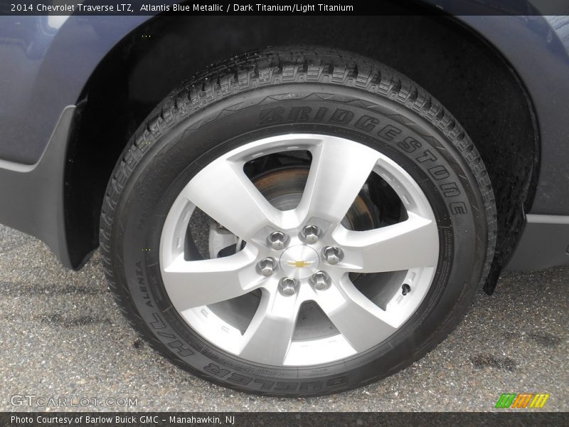 Atlantis Blue Metallic / Dark Titanium/Light Titanium 2014 Chevrolet Traverse LTZ