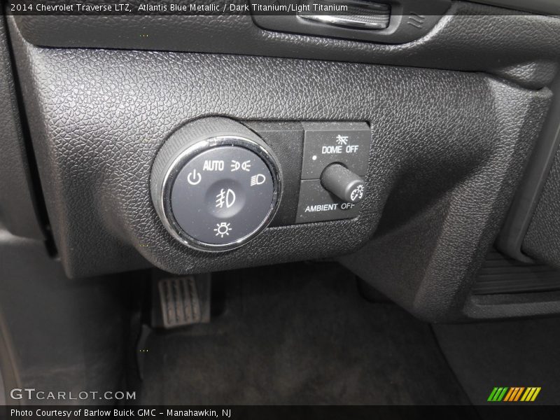 Atlantis Blue Metallic / Dark Titanium/Light Titanium 2014 Chevrolet Traverse LTZ