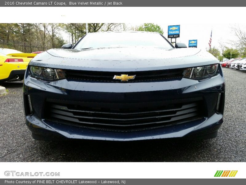 Blue Velvet Metallic / Jet Black 2016 Chevrolet Camaro LT Coupe