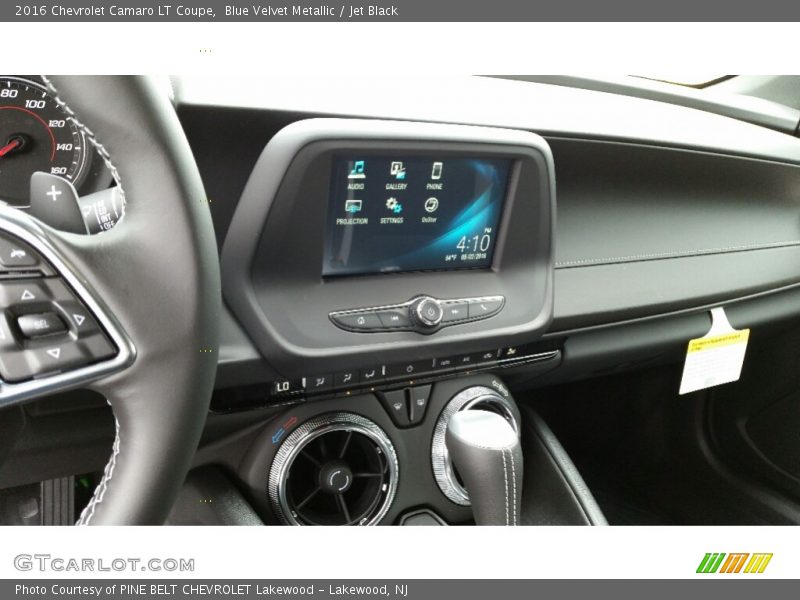 Blue Velvet Metallic / Jet Black 2016 Chevrolet Camaro LT Coupe