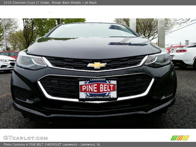 Mosaic Black Metallic / Jet Black 2016 Chevrolet Cruze LT Sedan