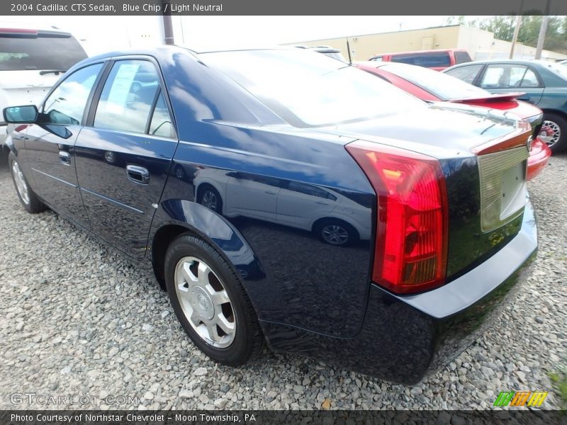 Blue Chip / Light Neutral 2004 Cadillac CTS Sedan