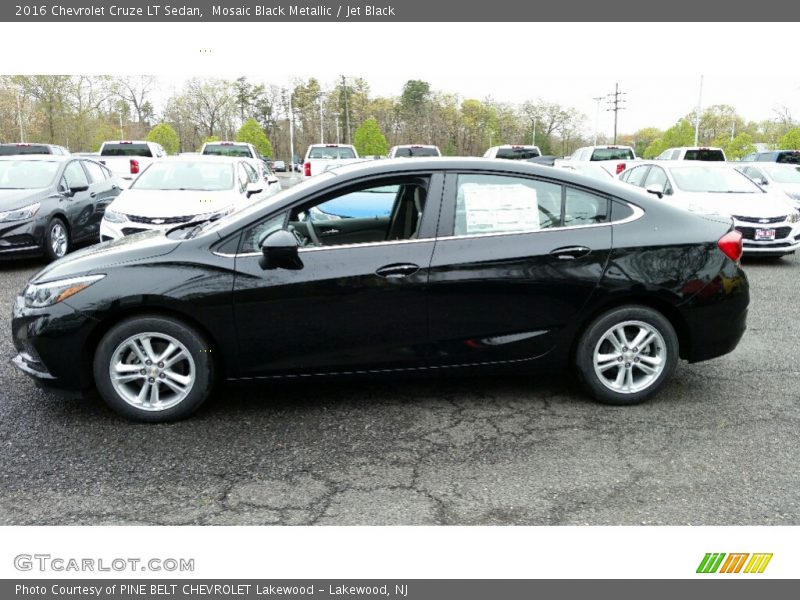 Mosaic Black Metallic / Jet Black 2016 Chevrolet Cruze LT Sedan