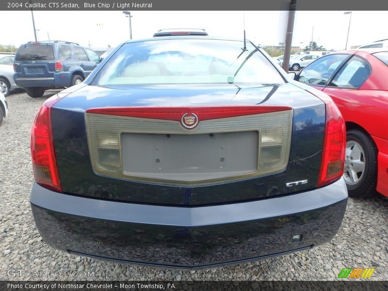 Blue Chip / Light Neutral 2004 Cadillac CTS Sedan