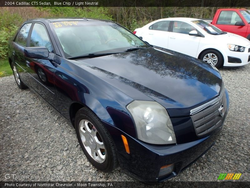 Blue Chip / Light Neutral 2004 Cadillac CTS Sedan