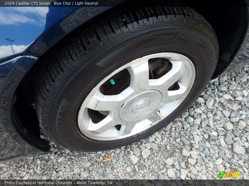 Blue Chip / Light Neutral 2004 Cadillac CTS Sedan