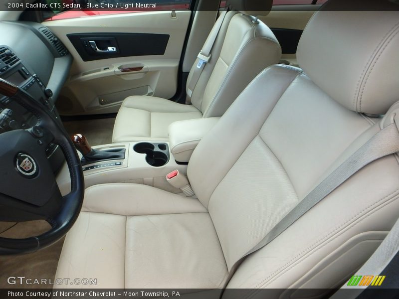 Blue Chip / Light Neutral 2004 Cadillac CTS Sedan