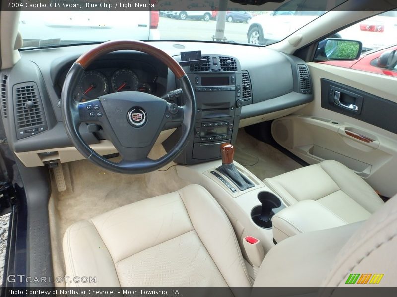 Blue Chip / Light Neutral 2004 Cadillac CTS Sedan