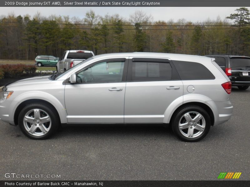 Silver Steel Metallic / Dark Slate Gray/Light Graystone 2009 Dodge Journey SXT AWD