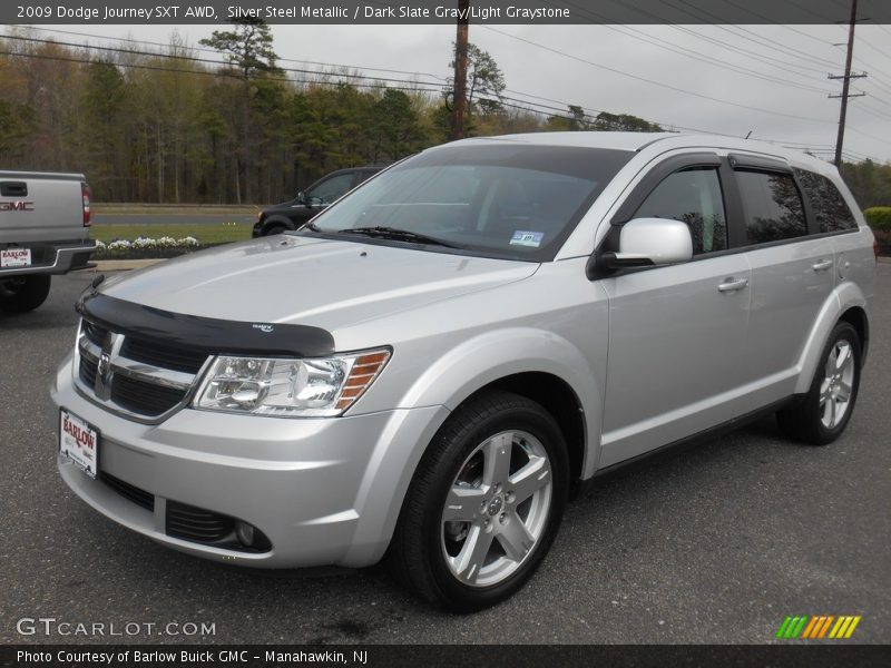 Silver Steel Metallic / Dark Slate Gray/Light Graystone 2009 Dodge Journey SXT AWD