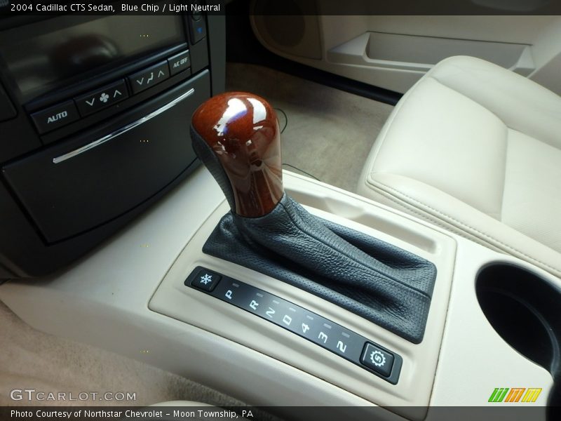 Blue Chip / Light Neutral 2004 Cadillac CTS Sedan