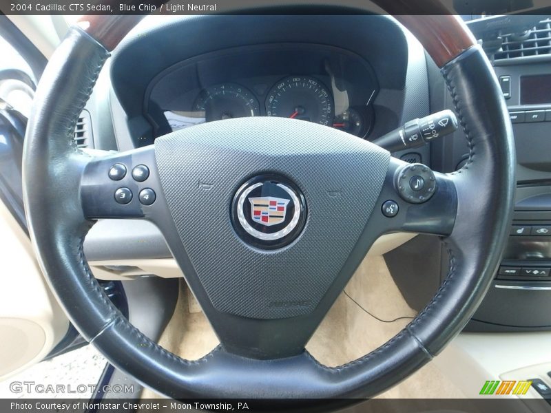 Blue Chip / Light Neutral 2004 Cadillac CTS Sedan